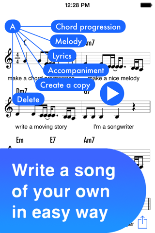 iSongwriter screenshot 2