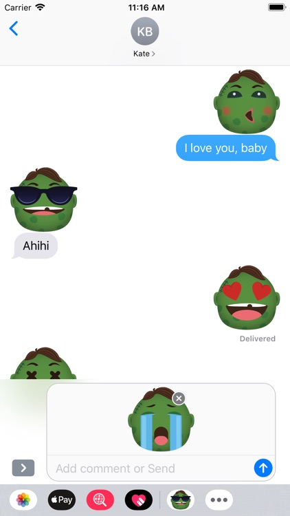 Halloween - Zombies smilies screenshot-3