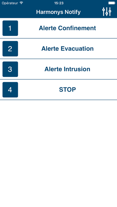 Screenshot #2 pour Harmonys Notify