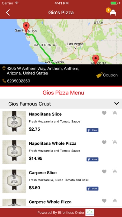 Gios Pizza screenshot 3
