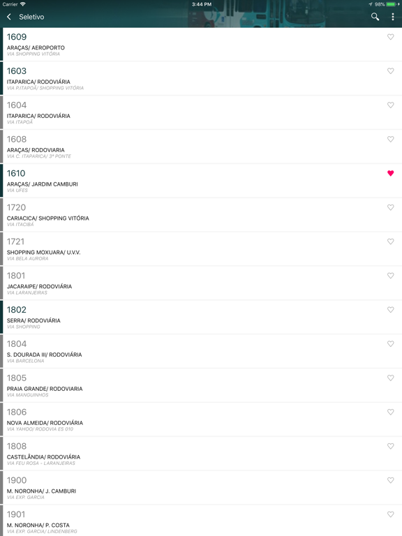 Meu Destino Vix iPad screenshot 4 - Navigation app