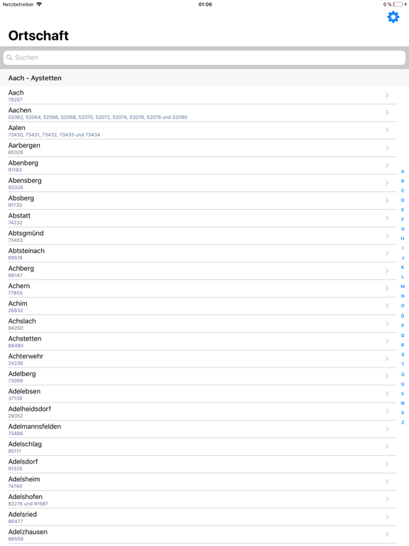 Screenshot #5 pour PLZ Suche