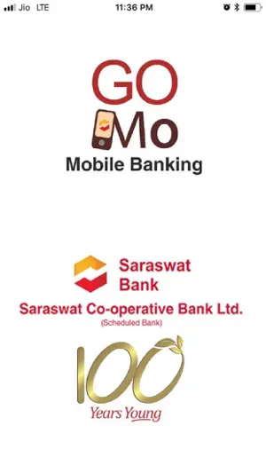 Saraswat Bank Mobile Banking screenshot 1