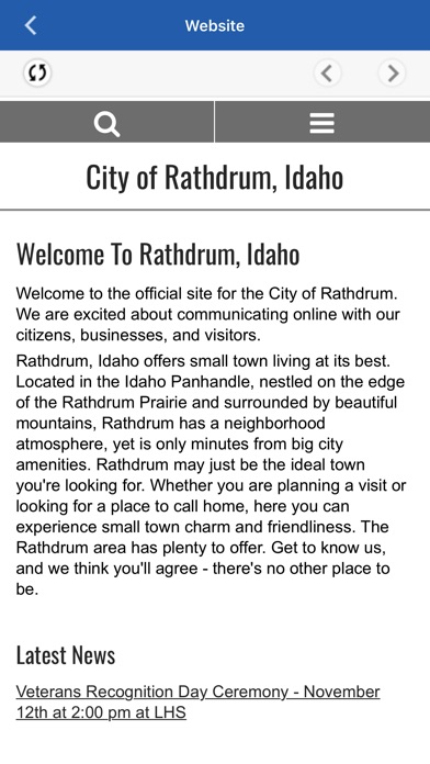 City of Rathdrum Idaho screenshot 4