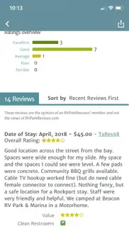 rv park and campground reviews iphone screenshot 4
