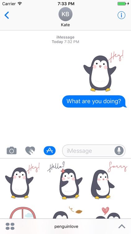 Lovely Penguins Sticker