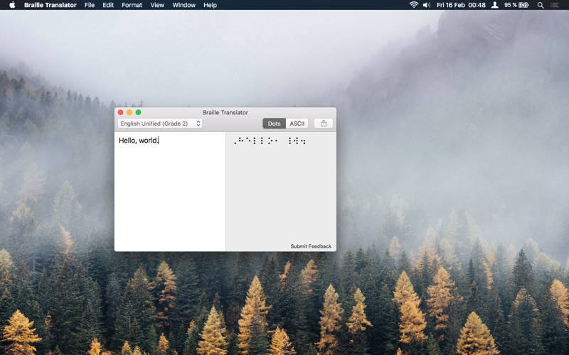 Screenshot #1 pour Braille Translator