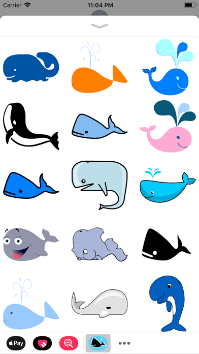 Whale Cartoon Sticker Pack screenshot 3