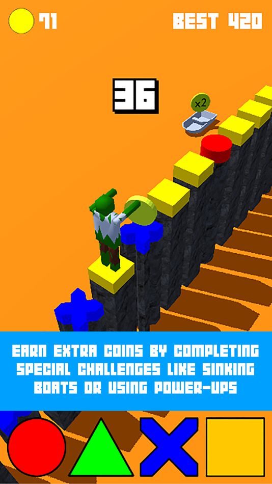 #4. Lava Jumper: The Floor is Lava (iOS) Podle: Jeffrey Koers