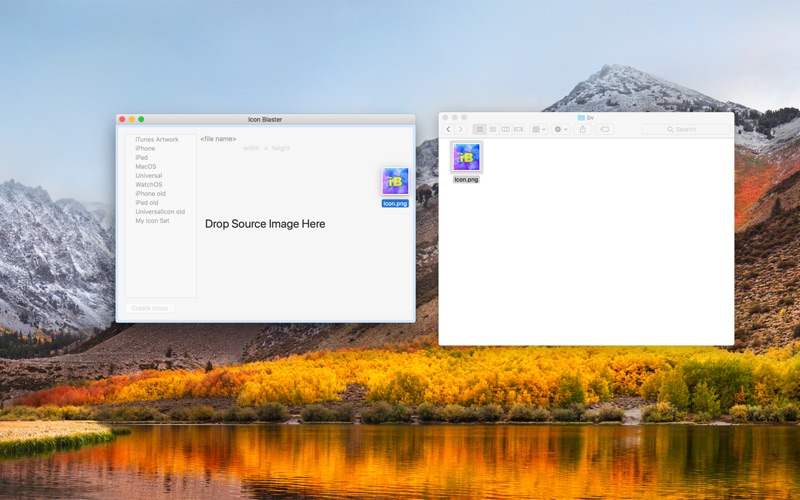 Screenshot #1 pour IconBlaster