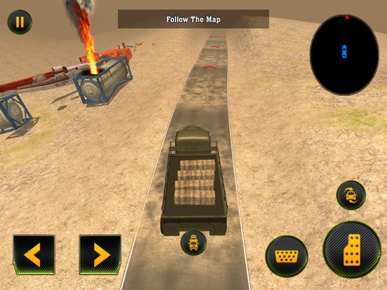 Screenshot #4 pour Army Cargo Truck: Battle Game