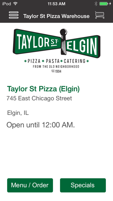 How to cancel & delete Taylor Street Pizza Warehouse from iphone & ipad 1