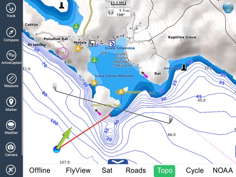 Croatia Nautical Charts HD GPSのおすすめ画像4