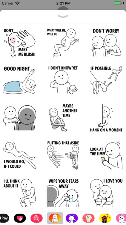 Talkative Marley Funny Sticker