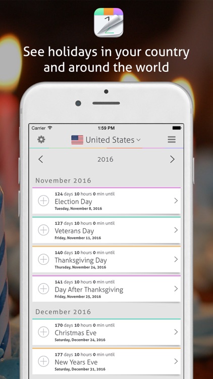 Countdown+ Calendar Events