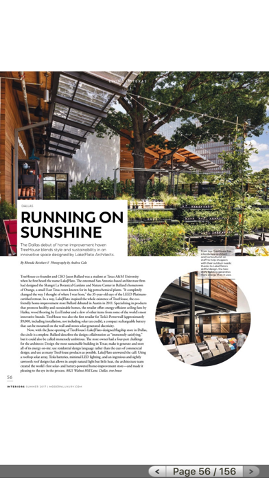 Modern Luxury Interiors Texas Magazine screenshot 4