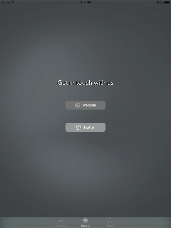 Radio Austral iPad screenshot 4 - Music app