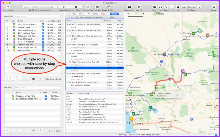 Скриншот Road Trip Planner LITE на iPhone 1