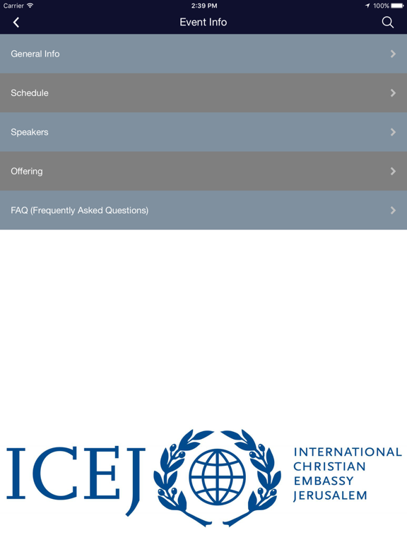 Screenshot #5 pour ICEJ Feast