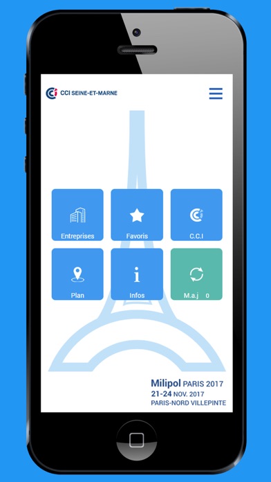 Screenshot #1 pour CCI SEINE ET MARNE - Milipol