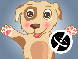 30 stickers for iMessage with a cute dog