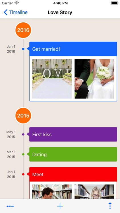Timeline - Diary and Notes