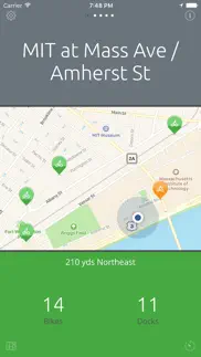 boston bikes — a one-tap hubway app iphone screenshot 3