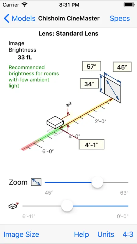 ProjectorPro screenshot 1 of 3