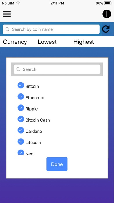 Crypto Market Compare screenshot 4
