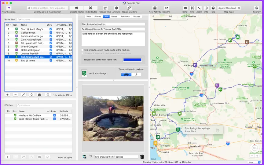 Road Trip Planner iPhone Ekran Görüntüsü 5