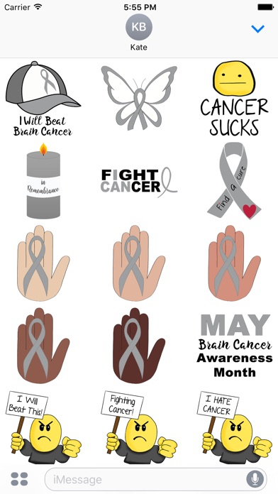 Brain Cancer Stickers screenshot 2