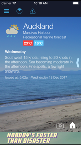 MetService Marine screenshot