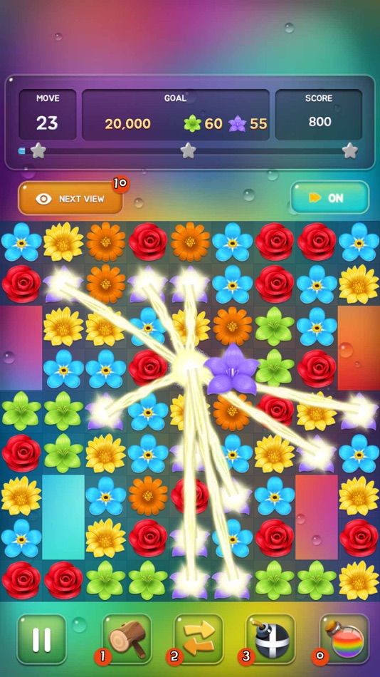 #5. Flower Match Puzzle (iOS) 由: MOBIRIX