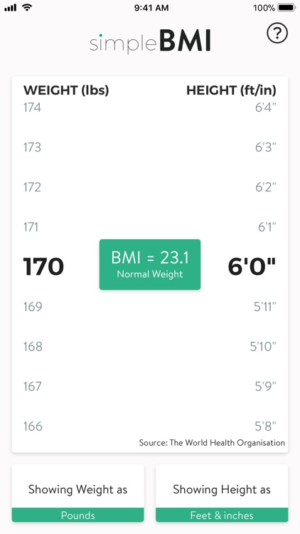 simpleBMI - BMI made easy screenshot-3