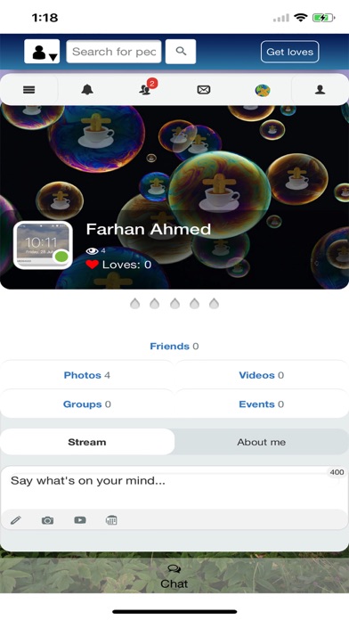 Wabtee - social network, chat screenshot 3