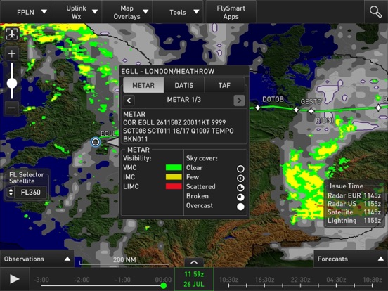 Screenshot #4 pour Weather on Board designed for FlySmart with Airbus