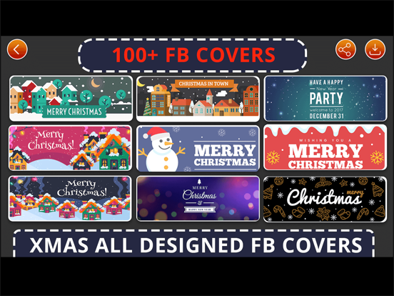 Christmas Covers & Cover Maker screenshot 3