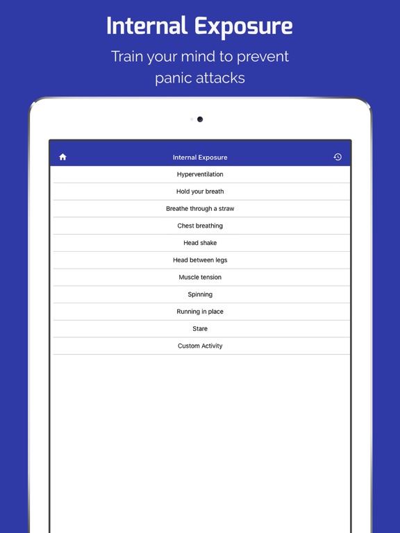 PanicShield - Panic Attack Aid iPad screenshot 4 - Medical app