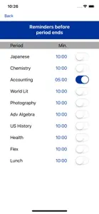 Grant Bell Schedule screenshot #5 for iPhone