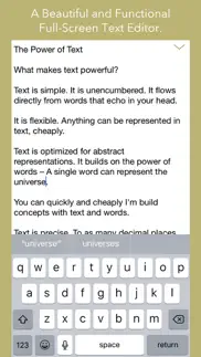 text editor by qrayon iphone screenshot 1