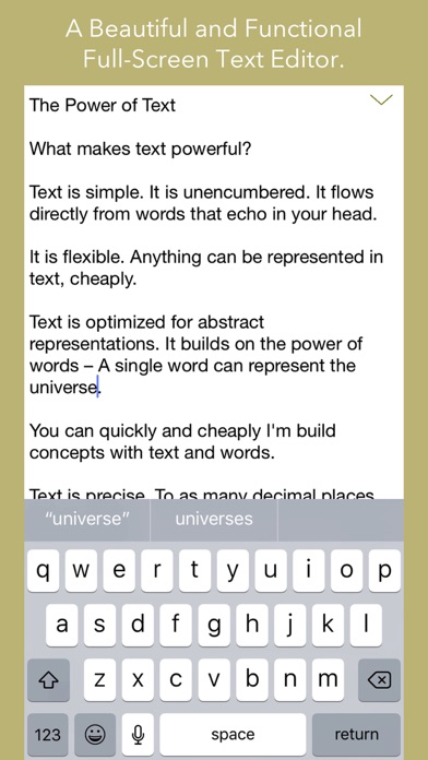Screenshot #1 pour Text Editor by Qrayon