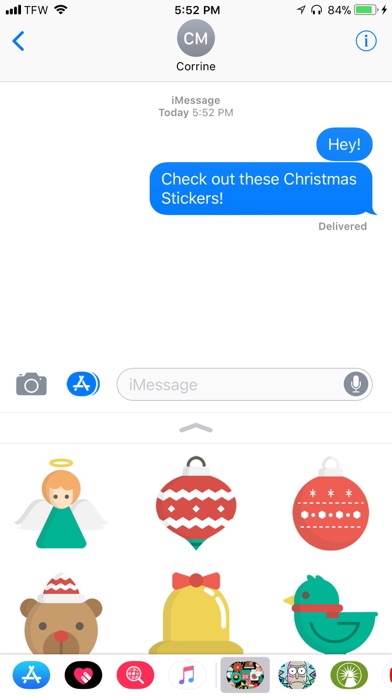 Holiday Christmas Stickers screenshot 2
