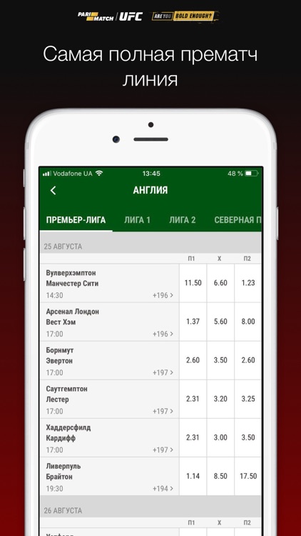 Пари-Матч: ставки на спорт