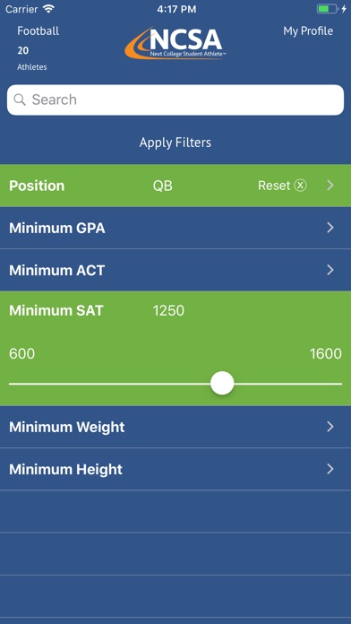 NCSA College Coach screenshot 2