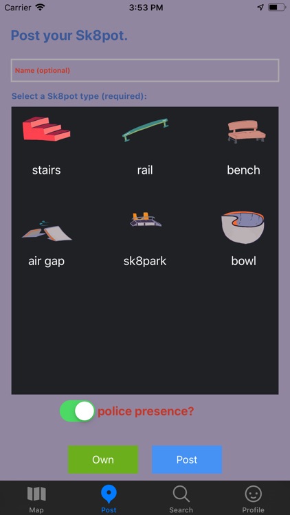 Sk8pots - skate spot finder