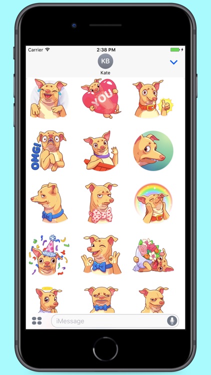 Toothy Doggo Stickers