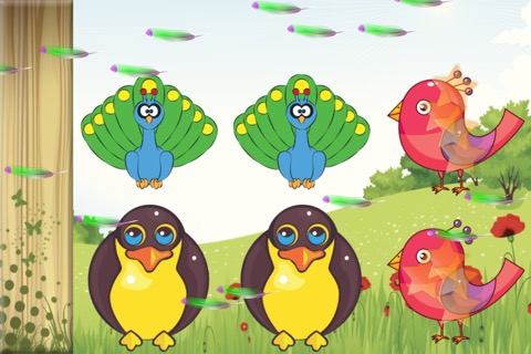 幼児や子供のための鳥のメモリーゲームのおすすめ画像4