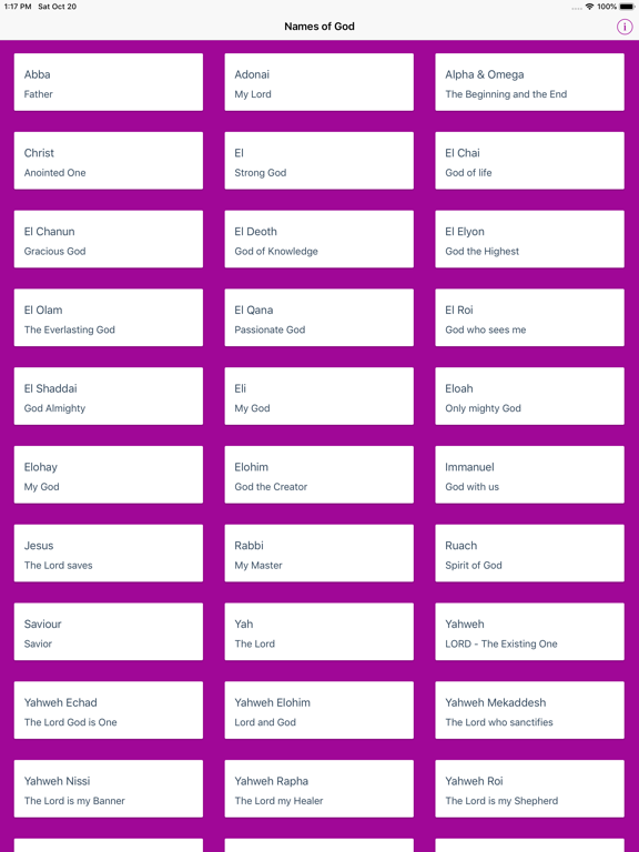 Screenshot #6 pour Names of God - OT & NT