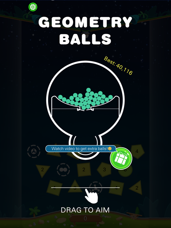 Geometry Balls Jump iPad screenshot