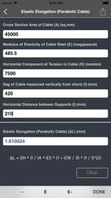 Bridge Engineering Calculator screenshot